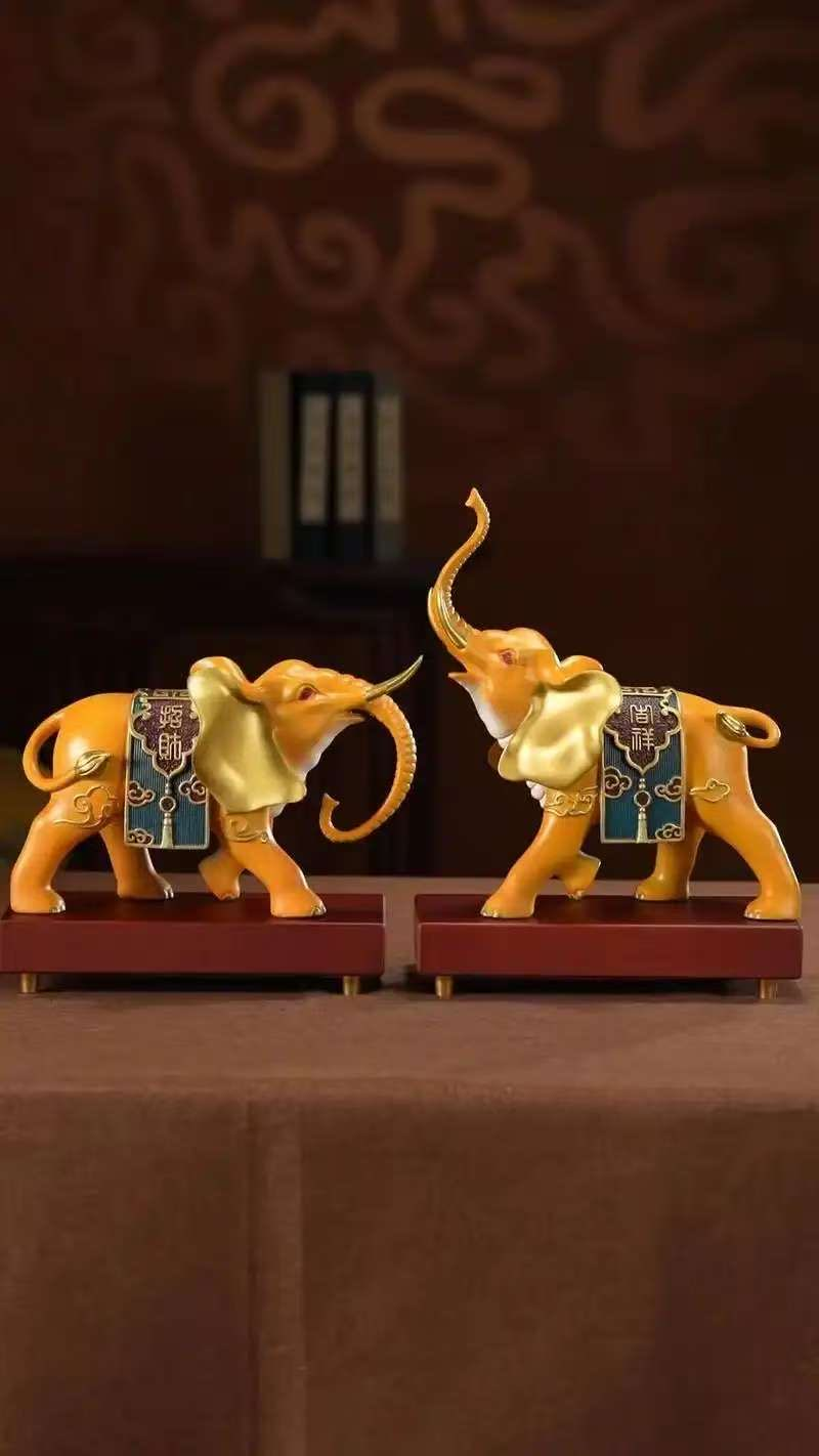 《金象呈祥》— 吉祥如意石雕摆件